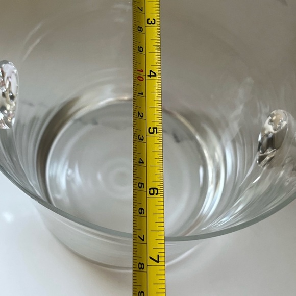 Tiffany & co crystal ice bucket and champagne cooler with scroll handles - Picture 6 of 11